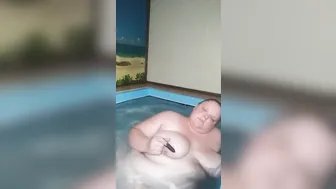 Having Fun with my Melons and Toy inside the goddess Bath-Tub -VivianDimondBBW