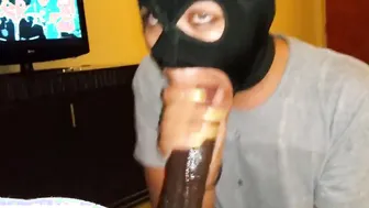 Adorable slender cunt with mouth give oral sex to her Domina