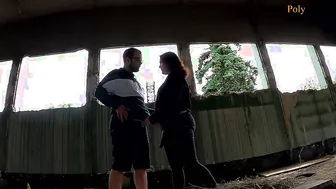 Blogger cunt with mouth nailed a bro inside a abandoned place (pegging cum on