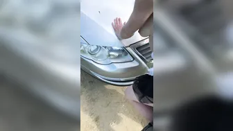 Nice Weather for Sex Sperm and Fellatio with a Pretty Blonde