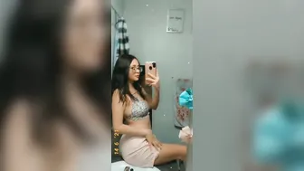 Pawgs Hidden Play Time inside Restroom alone