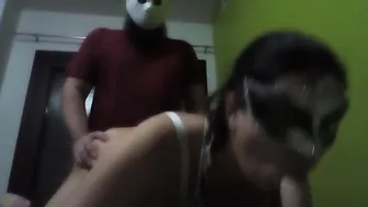 Fucking 2 Cocks Facing the Webcam
