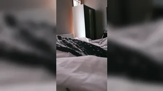 Step Cougar Morning Hand Job after Club make Step Son Cum on her