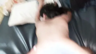 My mistress pees with satisfaction