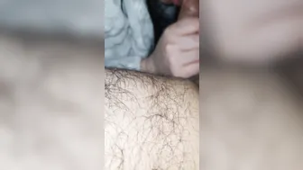 Step Cougar Morning no make Up Close up Bj with Step Son