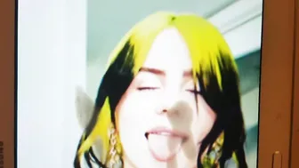Billie Eilsh's Naked Snatch - Gigantic Load Compilation