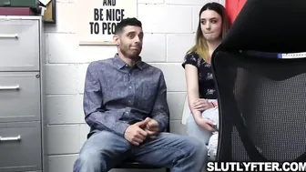 Teenagers Kinsley Kane submits in strip search and pounded rough