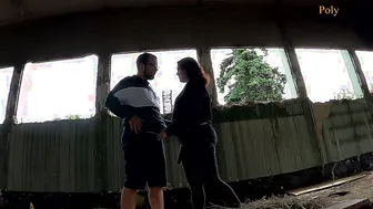Blogger bimbos pounded a dude into a abandoned place(pegging cum)