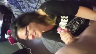 Neighbors Ex-Wife want to Learn how to Suck and Deep Throat my Cock I get her