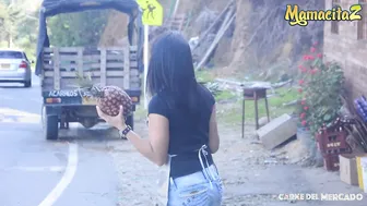 CarneDelMercado - Devora Robles Long Ass Colombian Getting Her Tight
