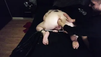 Bbw Sklavin cunt Fisting und anal Training