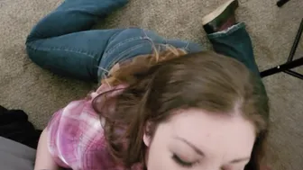 Hungry Ex-Wife Begs her Gfs Cum and he Fills her Mouth