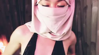 Littlemuslim With Goddess Strip Dance On Web Cam