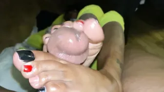 Toes  Greet 5_Ms Florida Women Babe Polish Turf Job. Cutie Wrinkled Soles