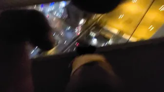 Babe Brown Black Ass Bouncing on Cock Balcony Watch Las Vegas