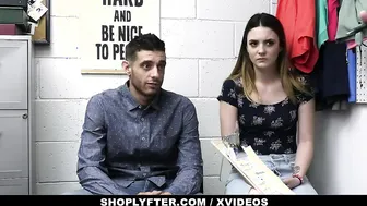 Mall cop fucking and dominating Bae mistress into front of cuckold bf