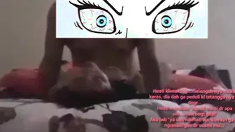 Nidurin binor Hesti di rumah nya