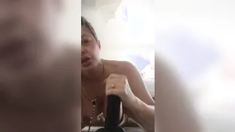 British mom Fresh from the Shower Blow Job