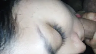 Choking my Gigantic Bulls Thick Penis