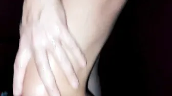 Woman Oil Devils Pedicure and Jerk off Cock before Bedtime - Private