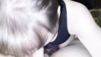 Older loves sucking off penis and taking an oral jizzed