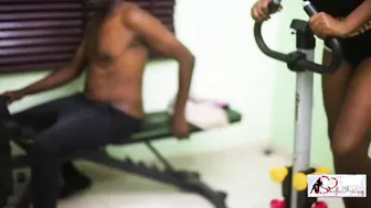 Quick bang inside the gym; Angry Women