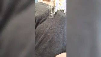 Sexsual sluts next Door Flashing her Tits