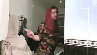 Smoking and peeing desperation