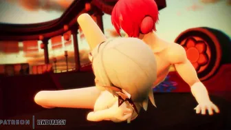 Genshin Impact - Eula Sideways [UNCENSORED CARTOON 4K]