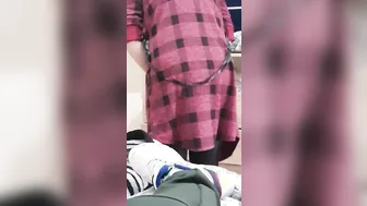 Step Cougar Fuck through Stockings by Step Son inside his Bedroom