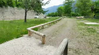 Stranger Dark Haired into the Outdoors Park Accepts to Fondle that Dick for