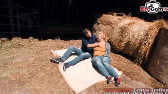 German chubby blonde 19 year old at amateur public sex