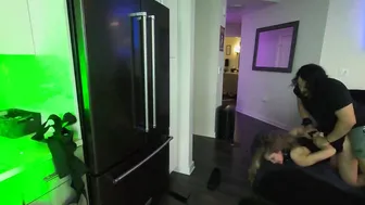 Oblivious Gf into Background while Bf Fucks her Friend
