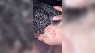 Lightskin African Throatfucks big black cock like a Professional