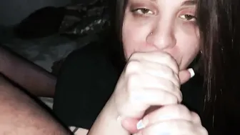 Hispanic mom Nextdoor BLOWS ME DRY WHILE HUBBY IS GONE