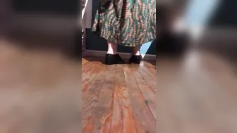 (NO TALKING) Heels Clicking against Floor Professor point of view milf Toes Roleplay Giantess