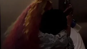 Huge Man Getting his Penis Blown by Ladii Rose