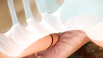 穿着黑丝袜干活很有感觉