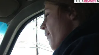 big black cock shows the adorable white hitchhiker his nailed talent