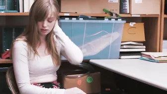 Teenagers Beauty Caught Shoplifting and taken for a Questioning
