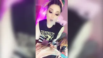 Roxie Lovesick Sucking Off Clouds inside a Premium Snapchat Short