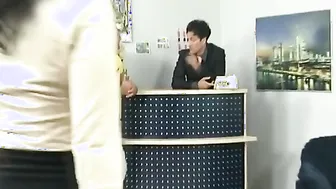Office Orgy! Hot Ebony Babes Share Their Boss's Desk in an After-Hours Frenzy