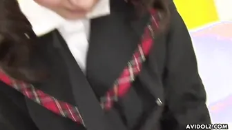 Japanese 19 yo Anri Kawai gotten gently bald uncensored