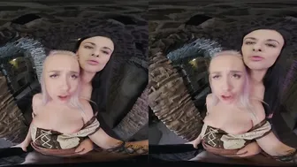 WARRIOR PRINCESSES Xena and Gabrielle Taking Prison Guard For Three-Way