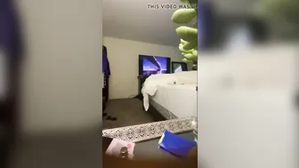 Sexy teens with tight body undresses into bedroom two