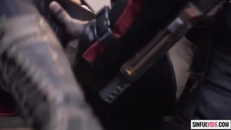 Asa Akira booty fuck by Lexington Steele inside Suicide Squad XXX: An Axel Braun Parody
