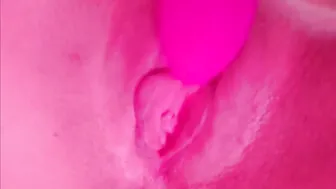 Greek chick Masturbating with Dildo Wearing Long Socks