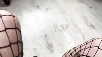 Blue Jeans Ballbusting: Rough Kicks inside the Nuts from Furious Bitch into High Heels and Pantyhose