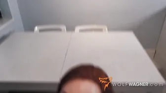 Dark Haired Zara Durose likes German cocks Wolfwagner.com
