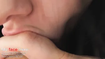 Crazy Sexy close up oral sex you can almost fondle these lips